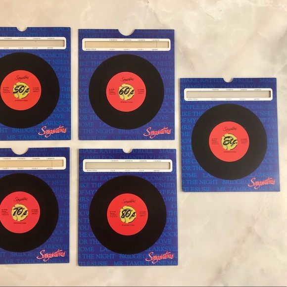 RARE Vintage 1988 Songsations Board Game Chieftain Products Mitkey 100% COMPLETE - Picture 10 of 12